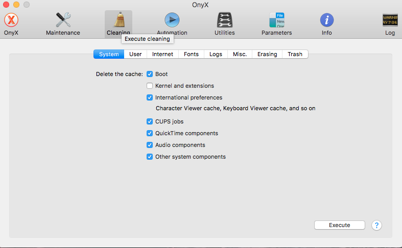 onyx for mac os x 10.5.8